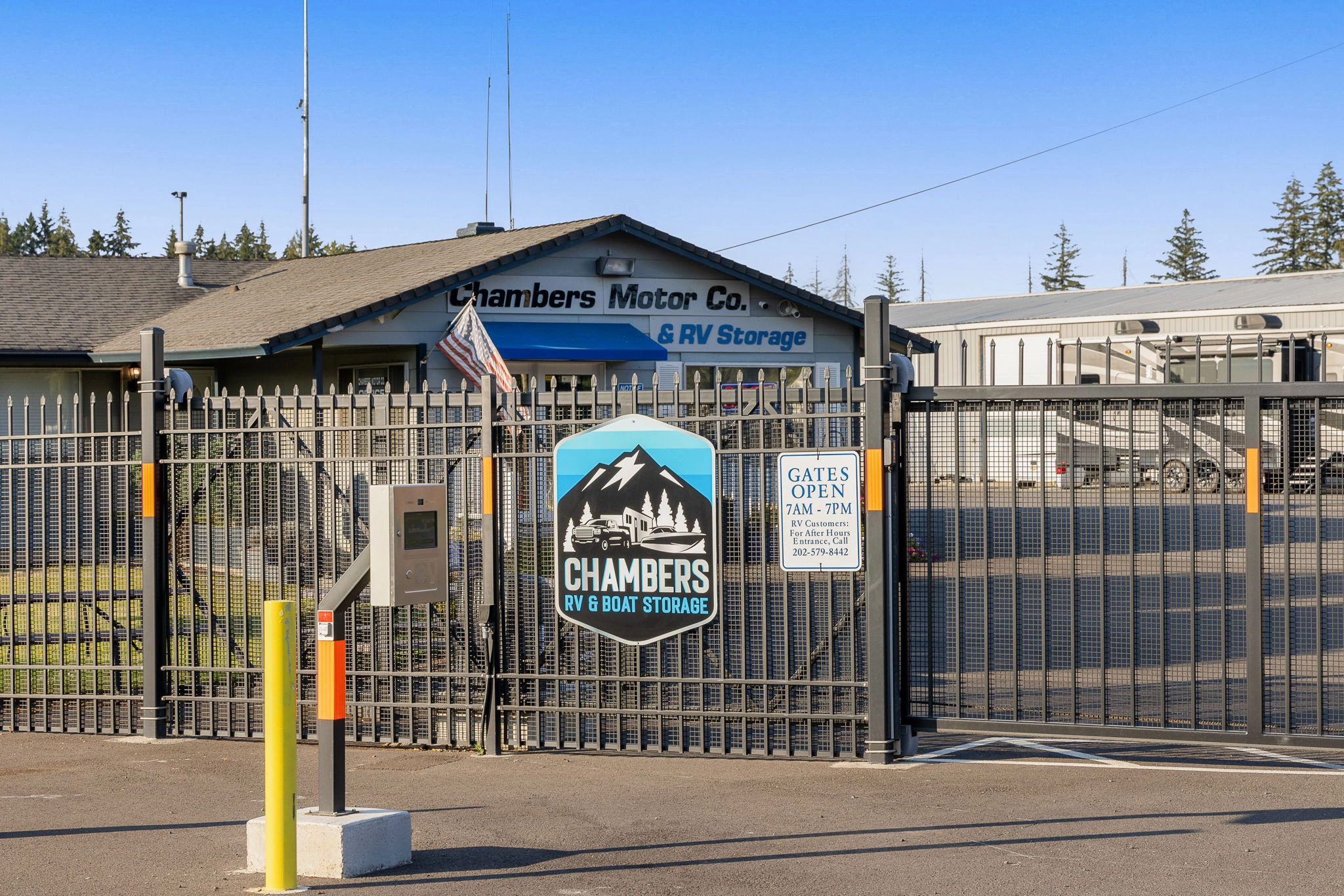 Security at Chambers RV and Boat Storage